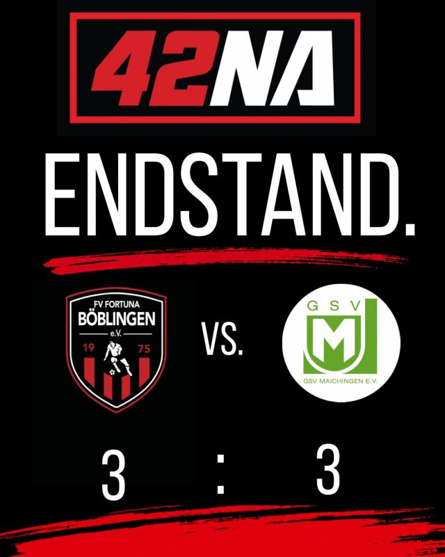 Ein paar Eindrücke aus unserem 4. Testspiel mit dem Endstand: 3:3. ❤️🤍

Ein intensiver Fußballvormittag liegt hinter uns. Bei bestem Wetter und einer großartigen Kulisse mit vielen Zuschauern konnten wir in unserem 4. Testspiel ein 3:3 mitnehmen.💪🏼

Nach einem umkämpften Start gelang es uns, in der 42. Minute mit 1:0 in Führung zu gehen. In der 44. Minute erzielten wir unser zweites Tor. Das erste Gegentor erhielten wir in der 45. Minute. Unseren Vorsprung konnten wir in der 63 Minute auf ein 3:1 erhöhen.⚽️

Auch wenn wir den Vorsprung am Ende nicht über die Zeit bringen konnten, hat die Mannschaft bis zum Schlusspfiff alles gegeben und mit viel Leidenschaft, Einsatz und Teamgeist gekämpft.🫱🏼‍🫲🏽

Ein großes Dankeschön an alle Zuschauer, die uns unterstützt und für eine tolle Atmosphäre gesorgt haben. Eure Unterstützung bedeutet uns sehr viel und motiviert uns, unseren Weg weiterzugehen.❤️🤍

Wir nehmen viele positive Eindrücke aus diesem Spiel mit und arbeiten weiter hart an uns.
#42NAGO #vorbereitung #kreisligafußball #testspiel